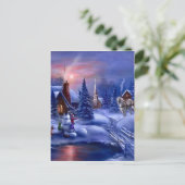 白いクリスマス シーズンポストカード (スタンド正面)