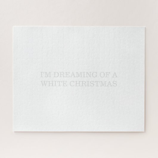 白いクリスマス ジグソーパズル (横)