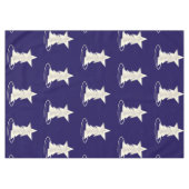 白いクリスマス テーブルクロス (正面(横))