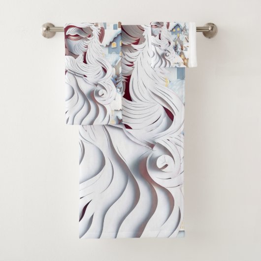 白いクリスマス バスタオルセット (インサイチュ)