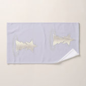 白いクリスマス バスタオルセット (ハンドタオル)