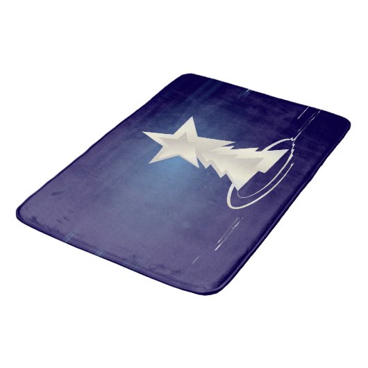 白いクリスマス バスマット (アングル)