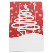 白いクリスマス ミディアムペーパーバッグ (裏面)