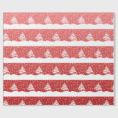 白いクリスマス ラッピングペーパー (フラット)