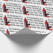 白いクリスマス ラッピングペーパー (角)