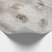 白いクリスマス ラッピングペーパー (角)