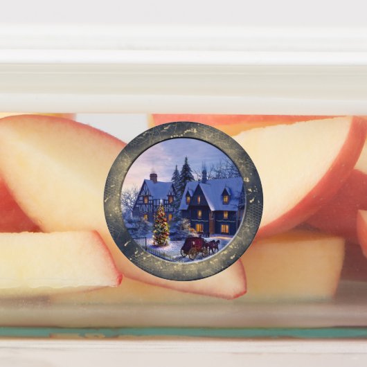 白いクリスマス ラベル (貼付)