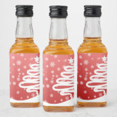 白いクリスマス リキュールボトルラベル (ボトル)