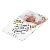 白いクリスマス |紅葉のクリスマスツリー マグネット (左側)