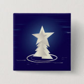 白いクリスマス 缶バッジ (正面)