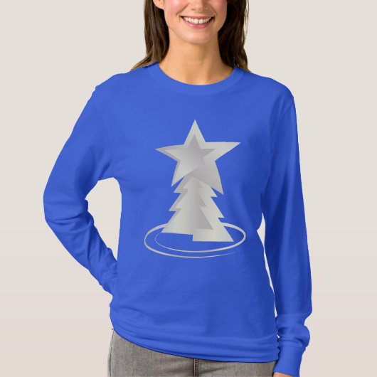 白いクリスマス Tシャツ (正面)