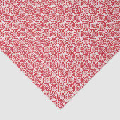 白いクロチェットレース模様のフレームスカーレット 薄葉紙 (詳細)