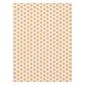 白いクールおもしろいにピザのスライスの太陽のパターン テーブルクロス (正面)