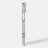 白いクール耐久性にトライバルタトゥーブラックグランジ Case-Mate iPhoneケース (裏面 / 右)