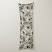 白いケシとテンサイ ボディピロー (裏面 (縦))