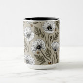 白いケシとテンサイ マグカップ (中央)