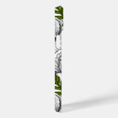 白いケシの上の白いケシ Case-Mate iPhoneケース (裏面 / 右)