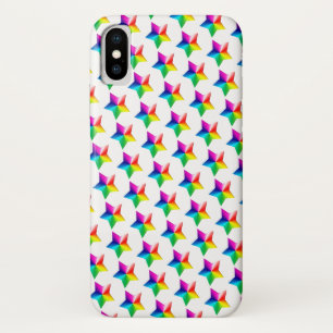 白いケースに虹の星 – Mate iPhoneケース iPhone X ケース