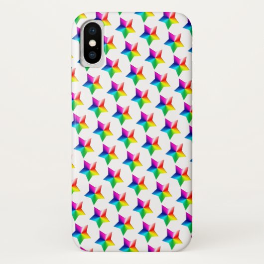 白いケースに虹の星 – Mate iPhoneケース Case-Mate iPhoneケース (裏面)