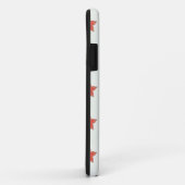 白いケースに赤い星 Case-Mate iPhoneケース (裏面/右)
