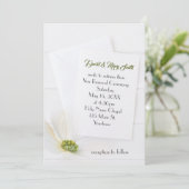 白いコスモスと木の誓いの更新 招待状 (スタンド正面)