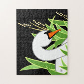 白いコブハクチョウ ジグソーパズル (縦)