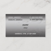 白いコルベットの名刺 名刺 (裏面)