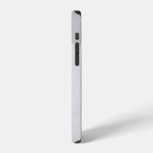 白いコンクリートの壁 iPhoneケース (左側面)