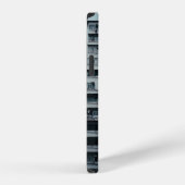 白いコンクリートの建物 iPhoneケース (右側面)