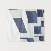 白いコンクリート舗装 タペストリー (正面(横))