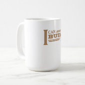 白いコーヒーマグ 我らが建てる (White) コーヒーマグカップ (正面左)
