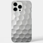 白いゴルフボールのディンプルテクスチャー Case-Mate iPhoneケース (裏面)