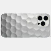 白いゴルフボールのディンプルテクスチャー Case-Mate iPhoneケース (裏面 (横))