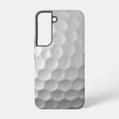 白いゴルフボールのディンプルテクスチャー SAMSUNG GALAXYケース (裏面)