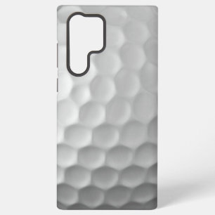 白いゴルフボールのディンプルテクスチャー SAMSUNG GALAXY S22 ULTRAケース