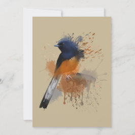 白いゴロゴロしたシャマバード 招待状