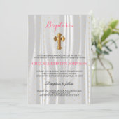 白いサかわいらしテンの洗礼 招待状 (スタンド正面)