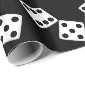 白いサイコロの包装紙 ラッピングペーパー (ロールコーナー)