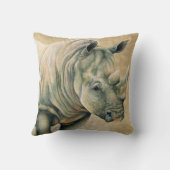 白いサイ クッション (裏面)