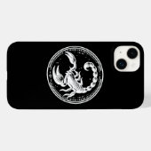 白いサソリ 占星術 星座 蠍座 Case-Mate iPhoneケース (裏面 (横))