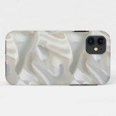 白いサテンの電話ケースカバー Case-Mate iPhoneケース (裏面(横))