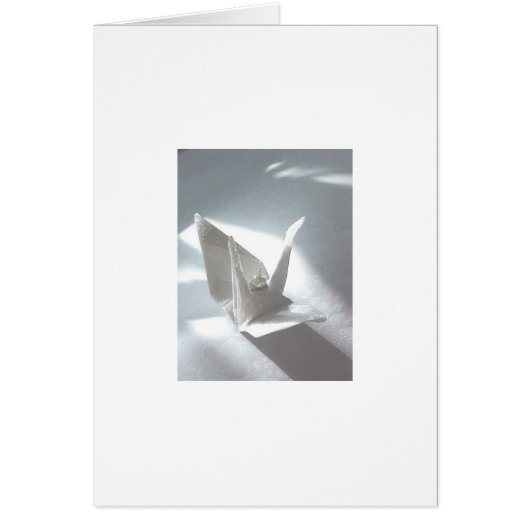 白いサテンクレーン (正面)