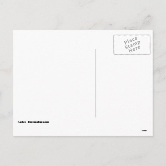 白いサメのク素晴らしリスマスの夢 シーズンポストカード (裏面)