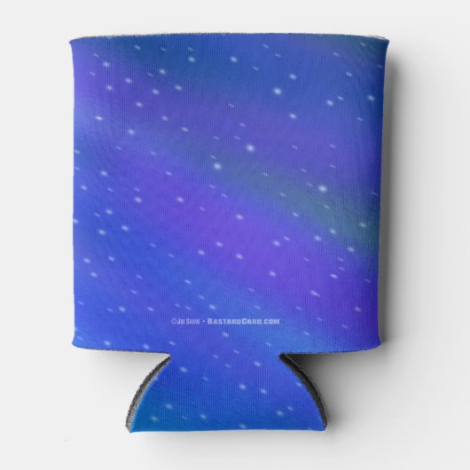 白いサメの素晴らしクリスマスの夢おもしろいを見る 缶クーラー (正面)