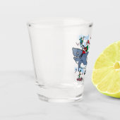 白いサメの素晴らしクリスマスを夢見て ショットグラス (左)