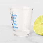 白いサメの素晴らしクリスマスを夢見て ショットグラス (右)