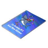 白いサメの素晴らしクリスマスを夢見て ノートブック (左側)