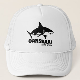 白いサメ素晴らしと泳ぐ – Gansbaai Diving キャップ