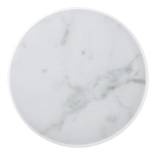 白いサーフェス セラミックノブ (正面)