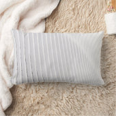 白いサーフェス ランバークッション (ブランケット)